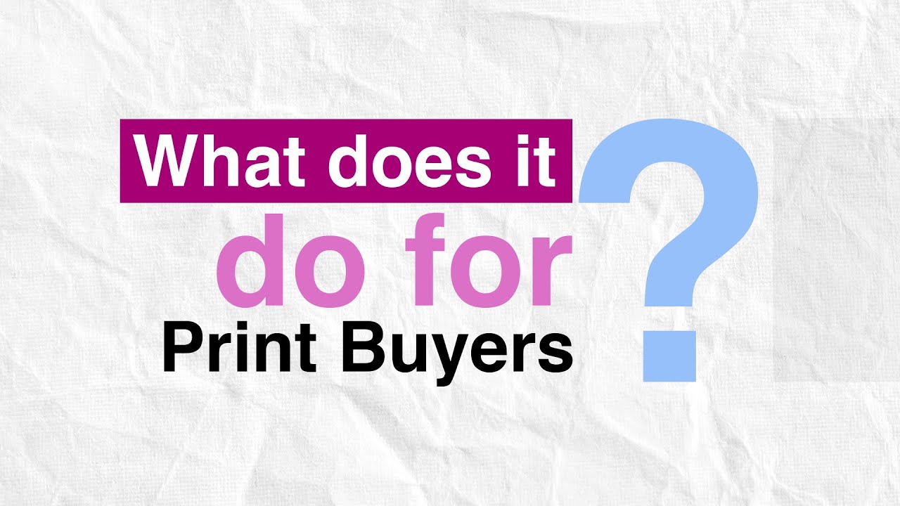 Video: Benefits for print material buyers