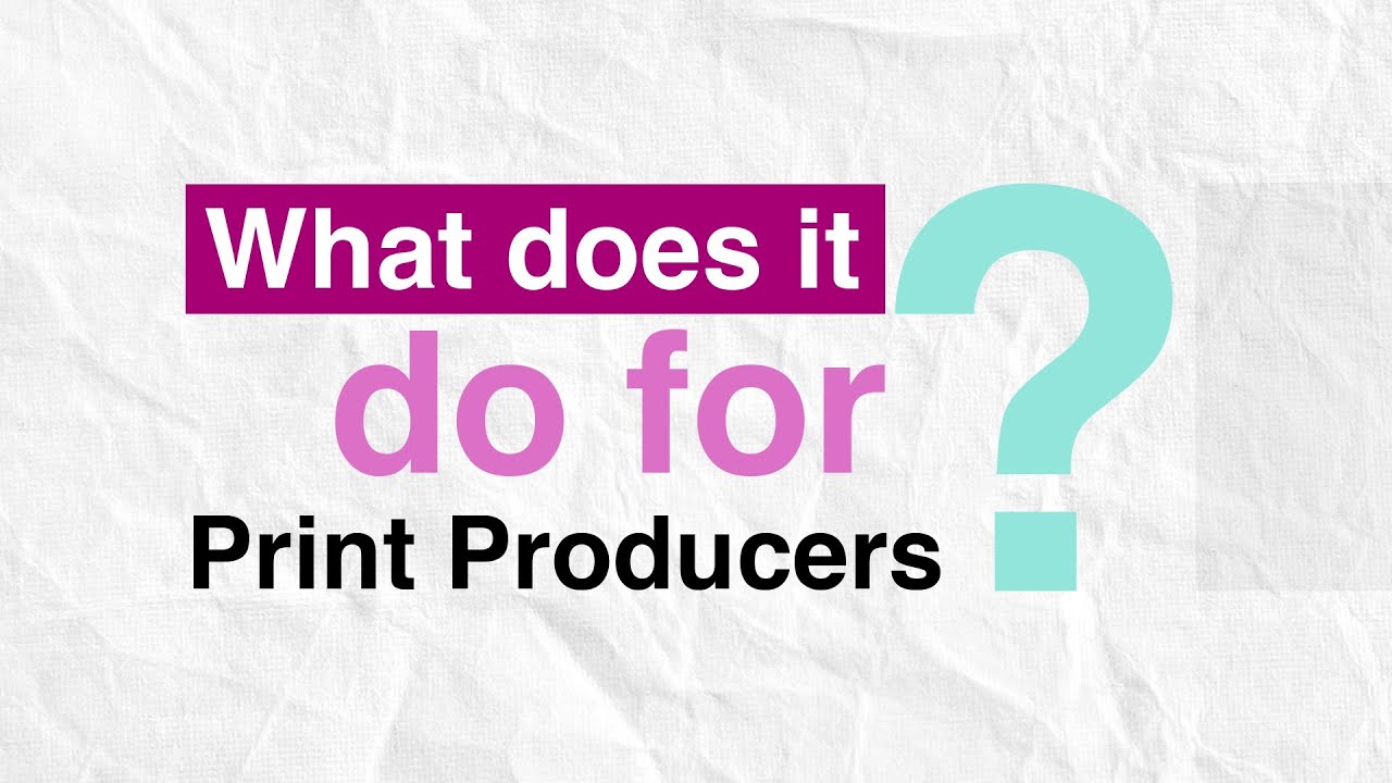 Video: Benefits for printing houses and producers